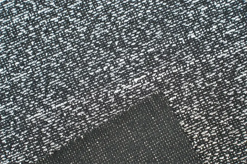 Multi-Material Fashion Design Jacquard Knit Fabric
